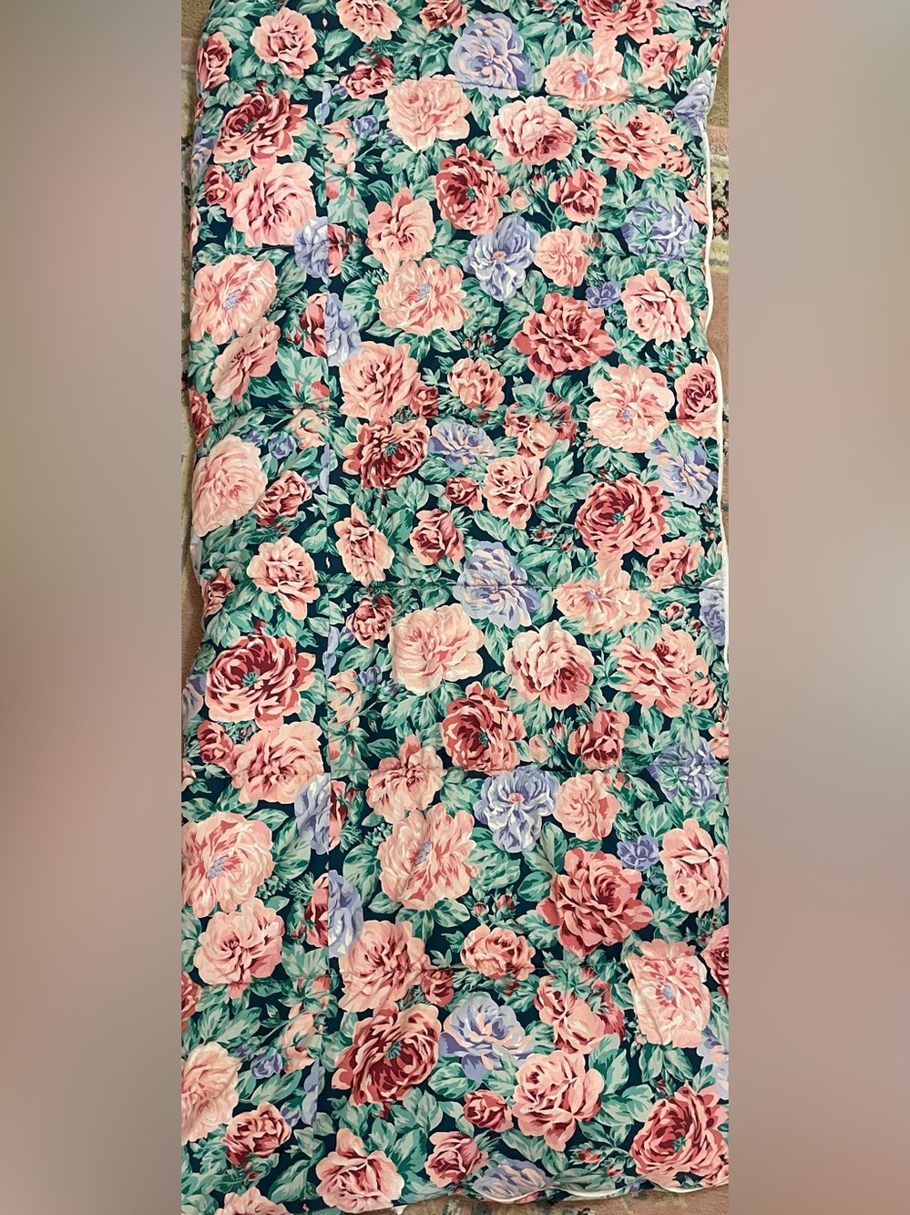 Vintage Floral Sleeping Bag Cotton